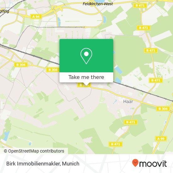 Birk Immobilienmakler map