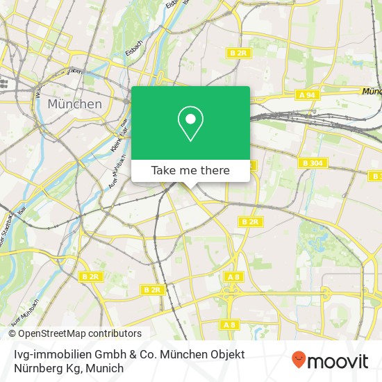 Ivg-immobilien Gmbh & Co. München Objekt Nürnberg Kg map