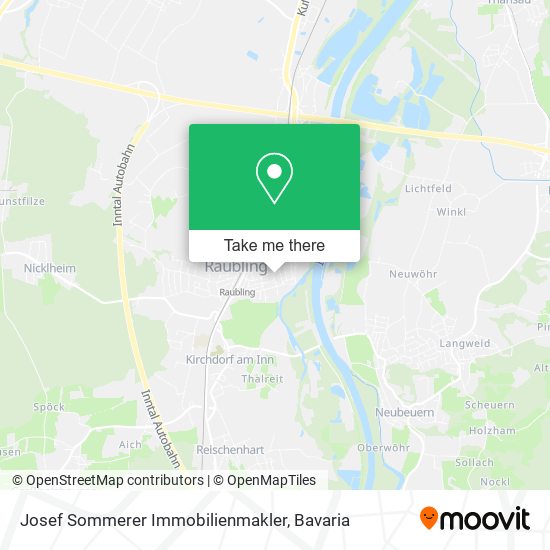 Josef Sommerer Immobilienmakler map