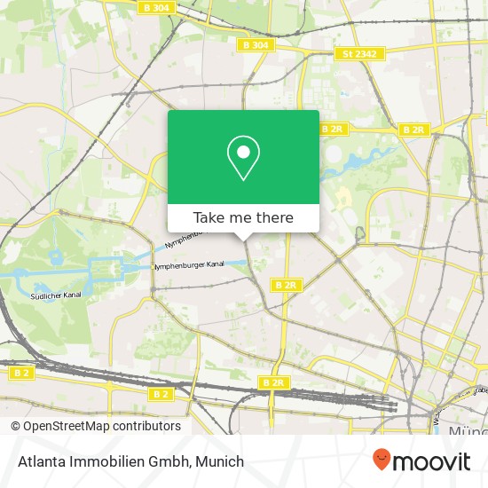 Atlanta Immobilien Gmbh map