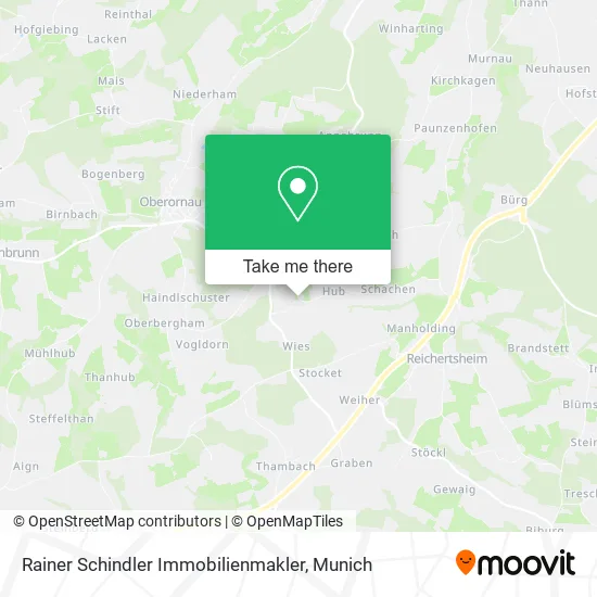 Rainer Schindler Immobilienmakler map