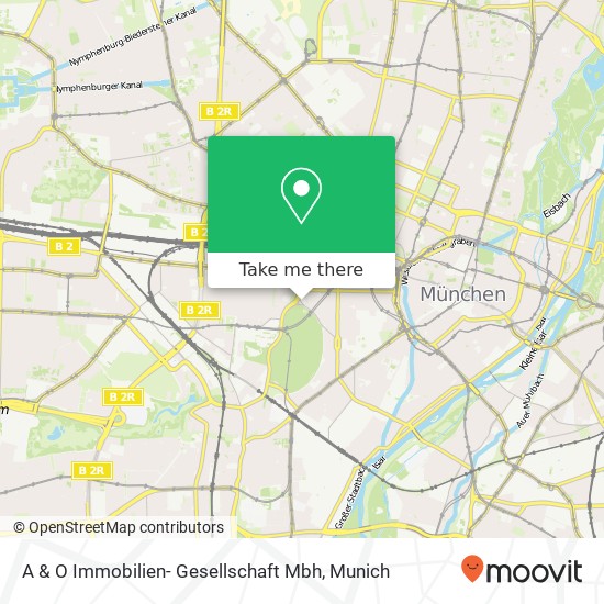 A & O Immobilien- Gesellschaft Mbh map