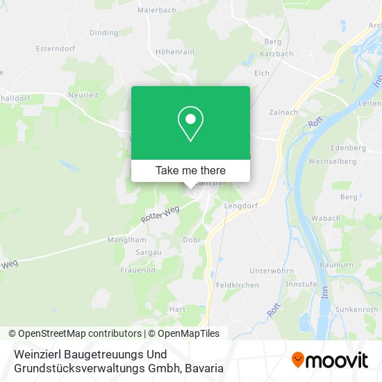 Weinzierl Baugetreuungs Und Grundstücksverwaltungs Gmbh map