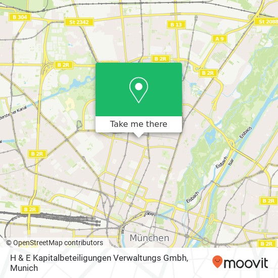 H & E Kapitalbeteiligungen Verwaltungs Gmbh map