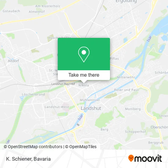 Карта K. Schiener