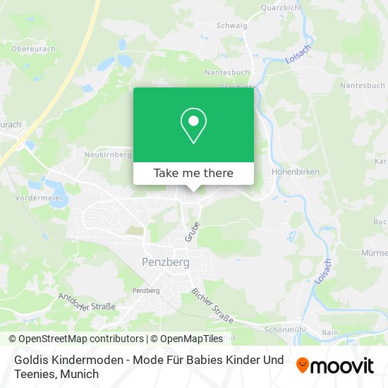 Goldis Kindermoden - Mode Für Babies Kinder Und Teenies map