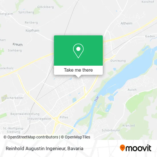 Карта Reinhold Augustin Ingenieur