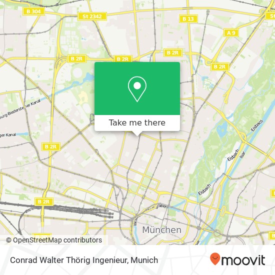 Conrad Walter Thörig Ingenieur map