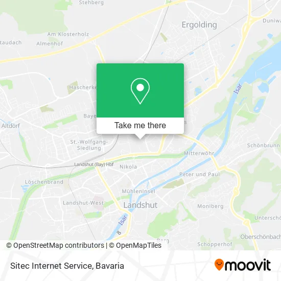 Карта Sitec Internet Service