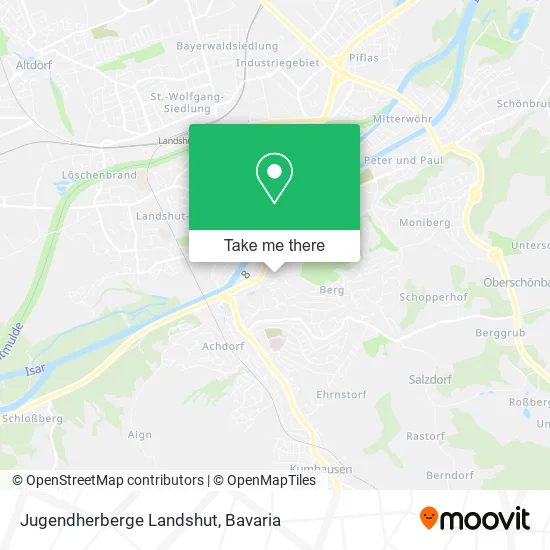 Карта Jugendherberge Landshut