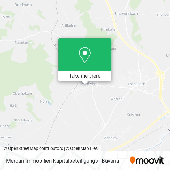 Mercari Immobilien Kapitalbeteiligungs- map