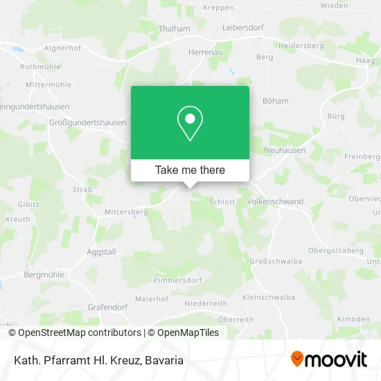 Карта Kath. Pfarramt Hl. Kreuz
