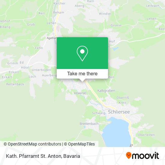Карта Kath. Pfarramt St. Anton