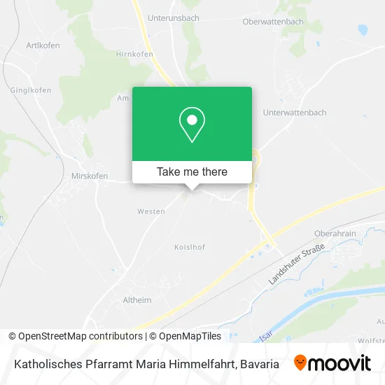 Карта Katholisches Pfarramt Maria Himmelfahrt