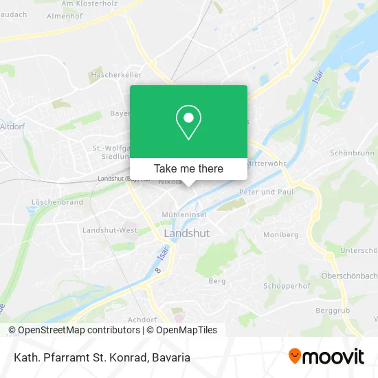 Карта Kath. Pfarramt St. Konrad