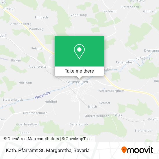 Kath. Pfarramt St. Margaretha map