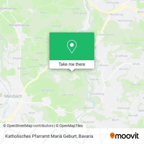Карта Katholisches Pfarramt Mariä Geburt