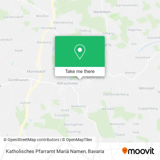 Карта Katholisches Pfarramt Mariä Namen
