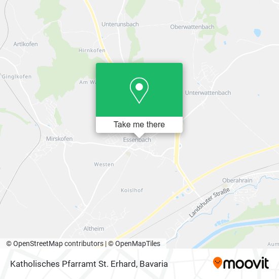 Katholisches Pfarramt St. Erhard map