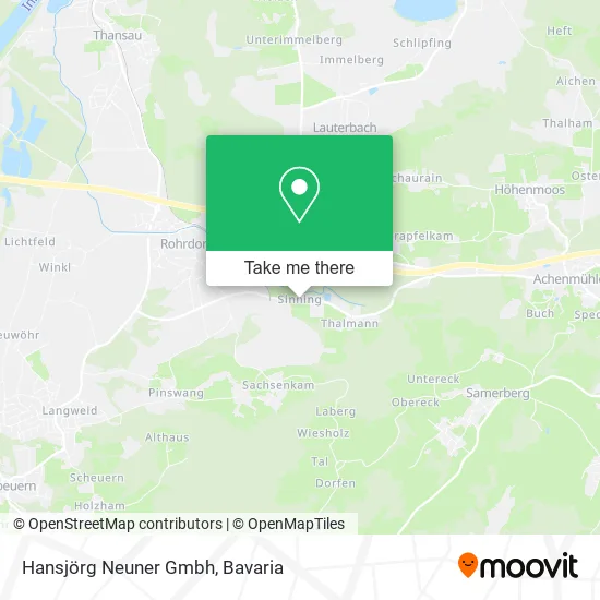 Карта Hansjörg Neuner Gmbh