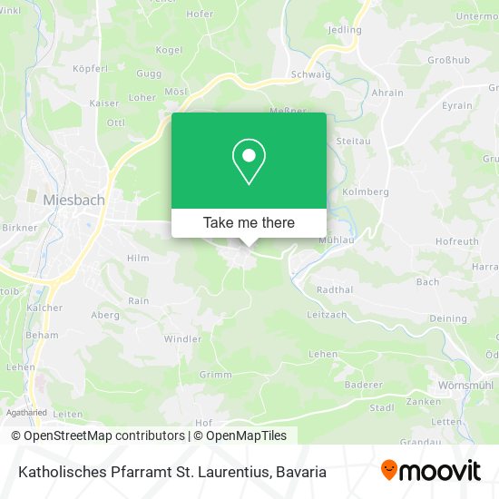 Katholisches Pfarramt St. Laurentius map