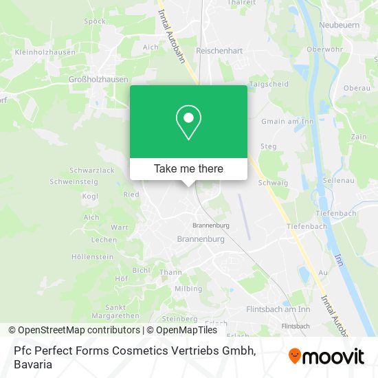 Pfc Perfect Forms Cosmetics Vertriebs Gmbh map