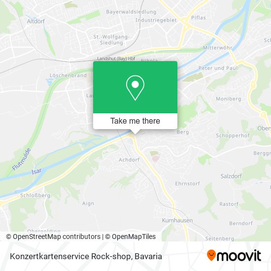 Konzertkartenservice Rock-shop map