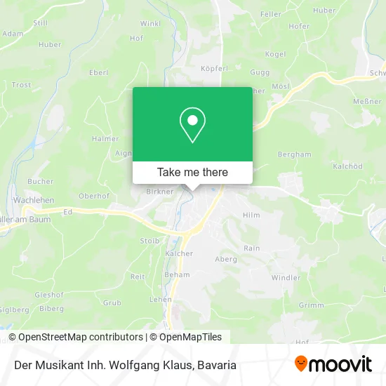 Карта Der Musikant Inh. Wolfgang Klaus
