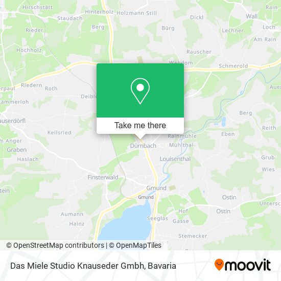 Das Miele Studio Knauseder Gmbh map