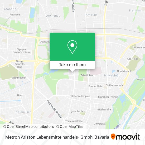 Metron Ariston Lebensmittelhandels- Gmbh map