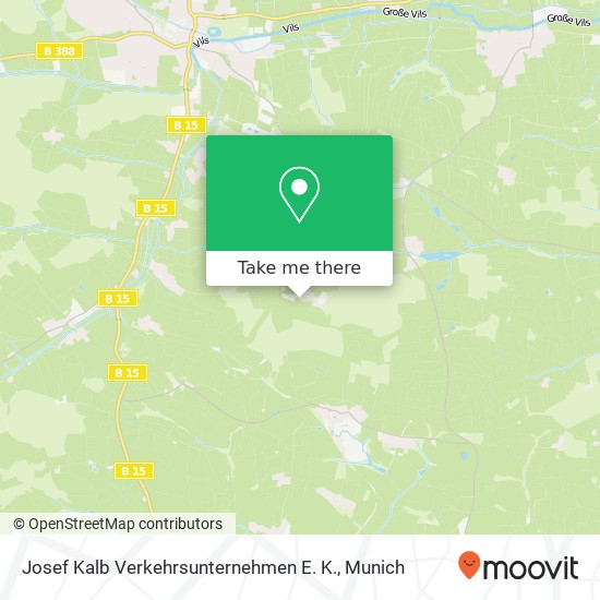 Карта Josef Kalb Verkehrsunternehmen E. K.