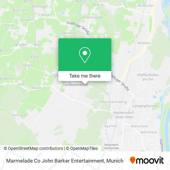 Marmelade Co John Barker Entertainment map