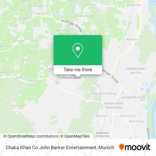 Chaka Khan Co John Barker Entertainment map