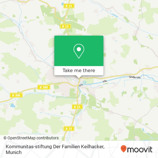 Kommunitas-stiftung Der Familien Keilhacker map