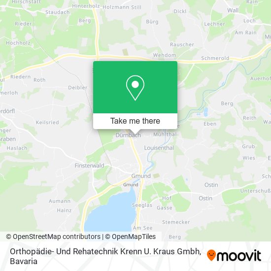 Orthopädie- Und Rehatechnik Krenn U. Kraus Gmbh map