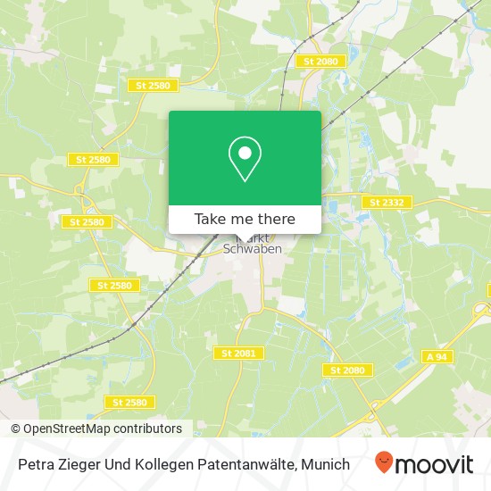 Petra Zieger Und Kollegen Patentanwälte map