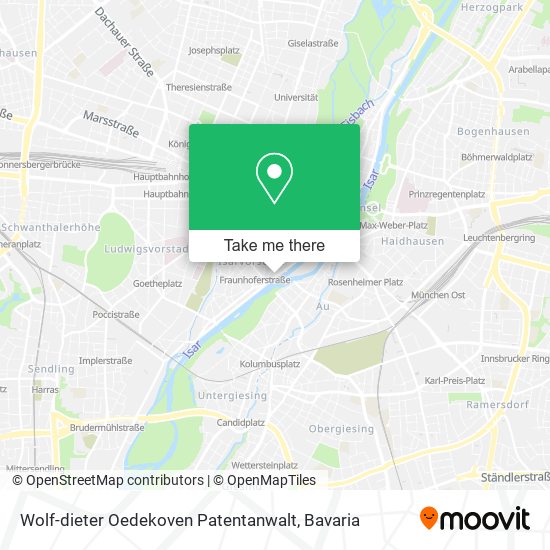 Wolf-dieter Oedekoven Patentanwalt map