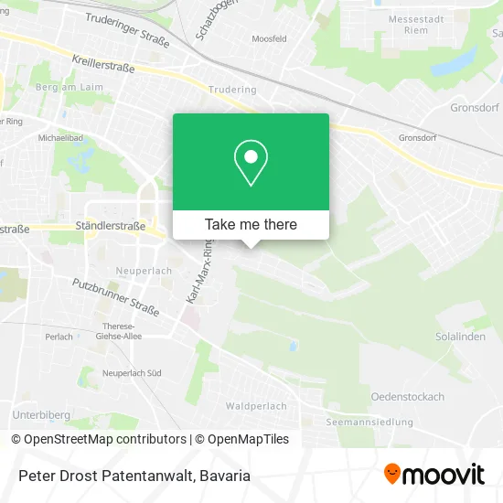 Карта Peter Drost Patentanwalt