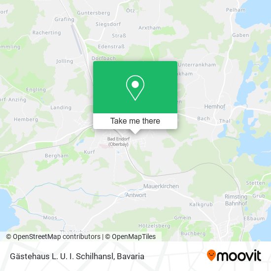 Gästehaus L. U. I. Schilhansl map