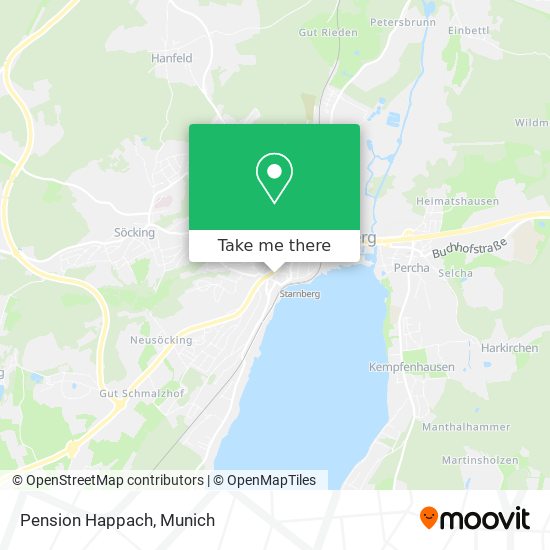 Pension Happach map