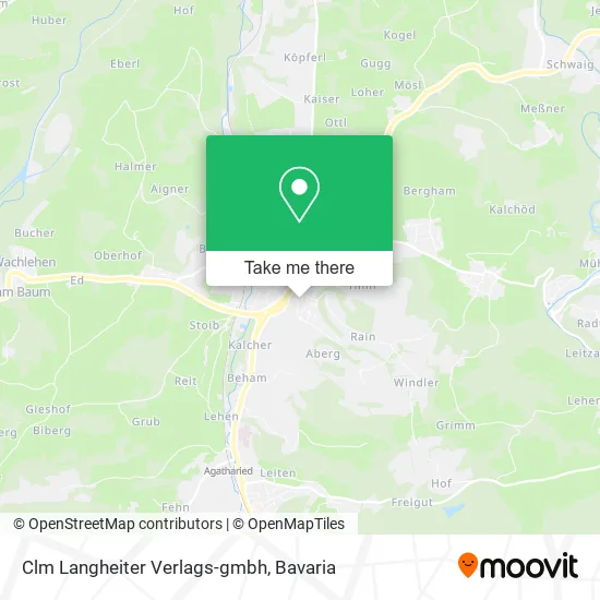 Карта Clm Langheiter Verlags-gmbh