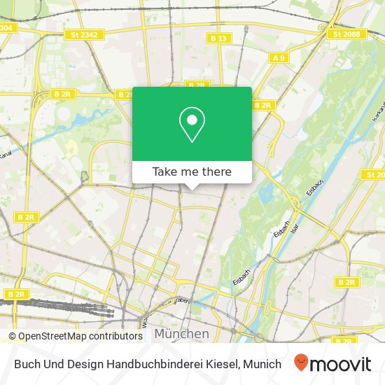 Карта Buch Und Design Handbuchbinderei Kiesel