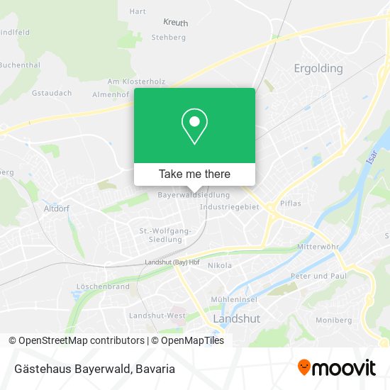 Gästehaus Bayerwald map
