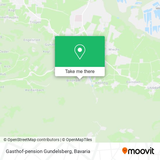 Gasthof-pension Gundelsberg map