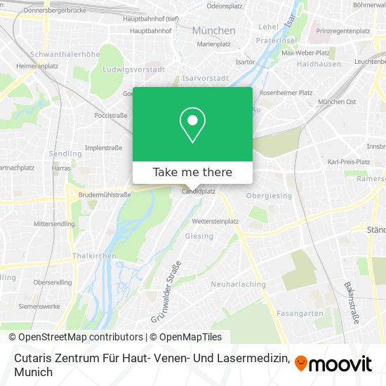 Cutaris Zentrum Für Haut- Venen- Und Lasermedizin map