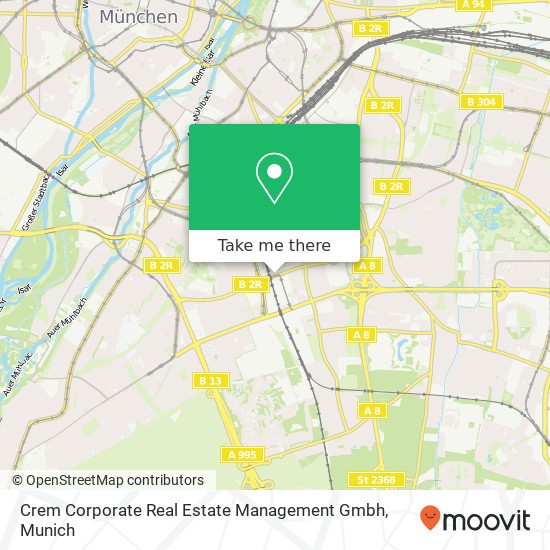 Crem Corporate Real Estate Management Gmbh map