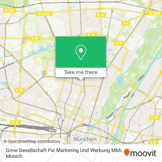 Gmw Gesellschaft Für Marketing Und Werbung Mbh map