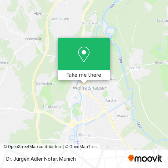 Dr. Jürgen Adler Notar map