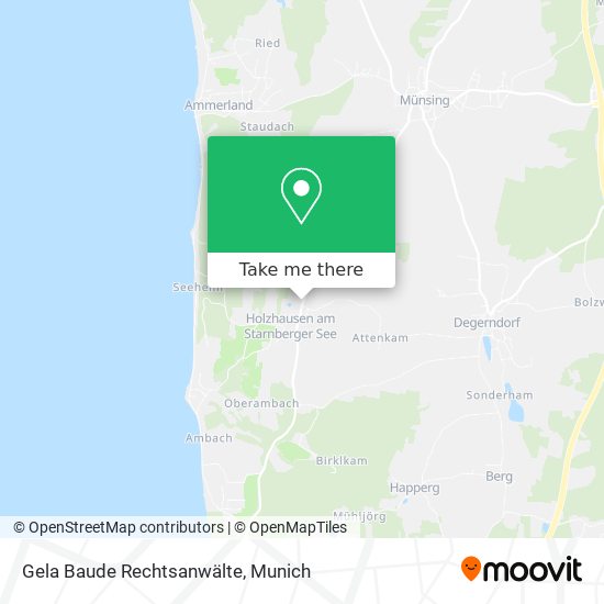 Gela Baude Rechtsanwälte map