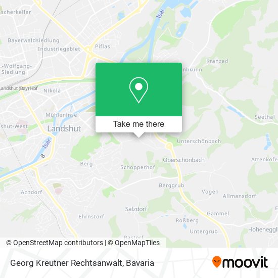Georg Kreutner Rechtsanwalt map